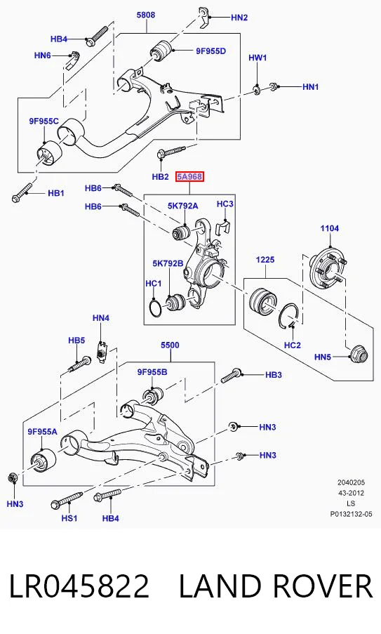 LR045822 Land Rover