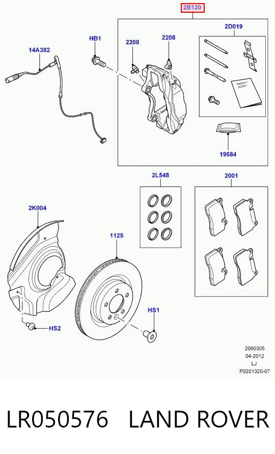 LR050576 Land Rover