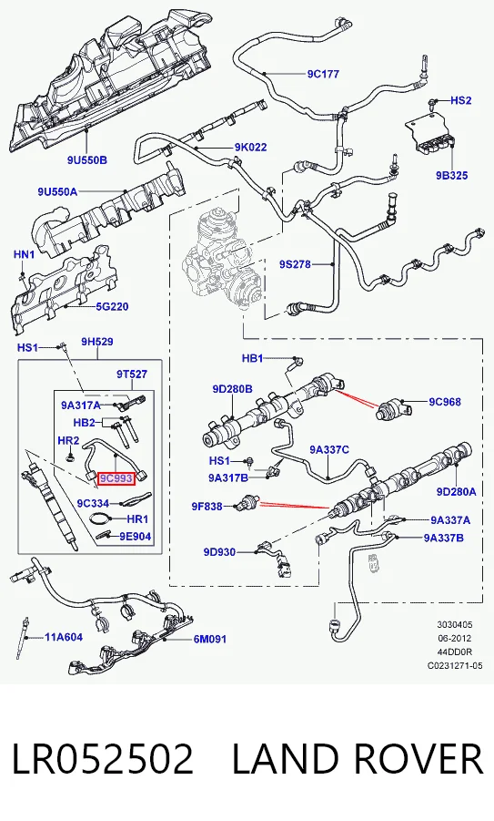 LR052502 Land Rover