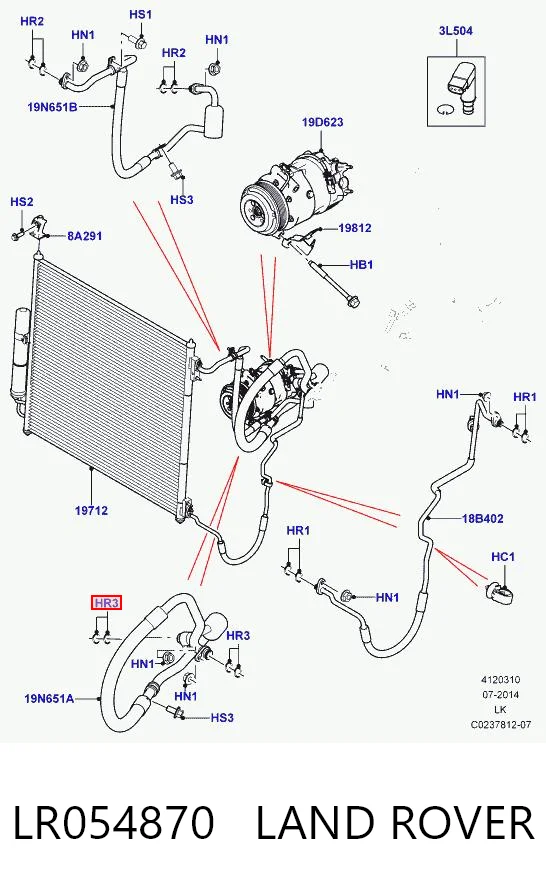 LR054870 Land Rover