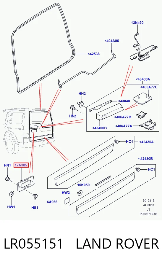LR055151 Land Rover