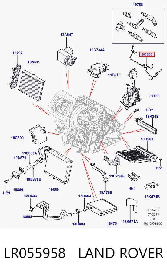 LR055958 Land Rover