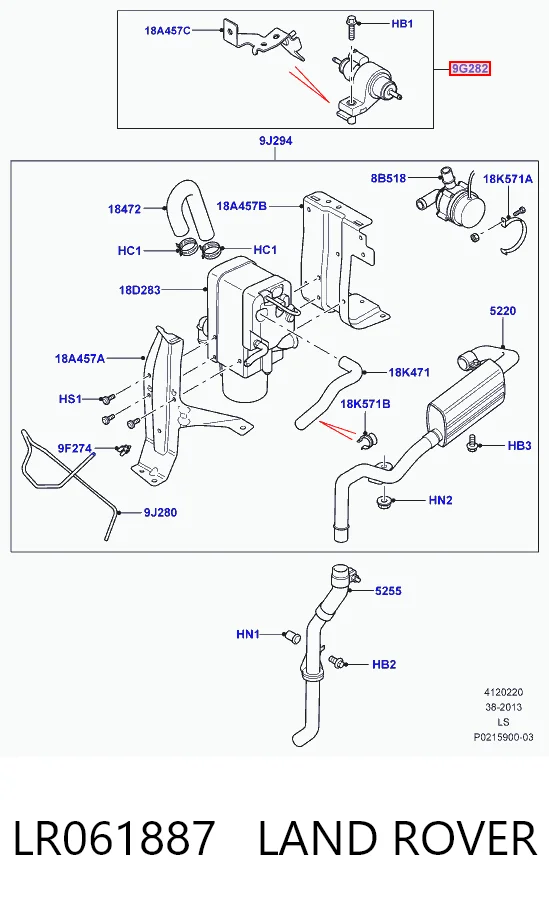 LR061887 Land Rover