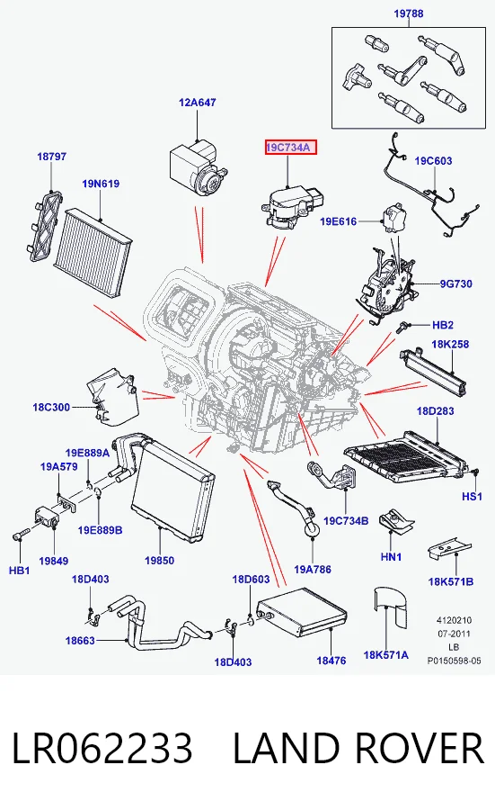 Comprar Sensor de temperatura del aire interior Land Rover Freelander II L359 a bajo precio