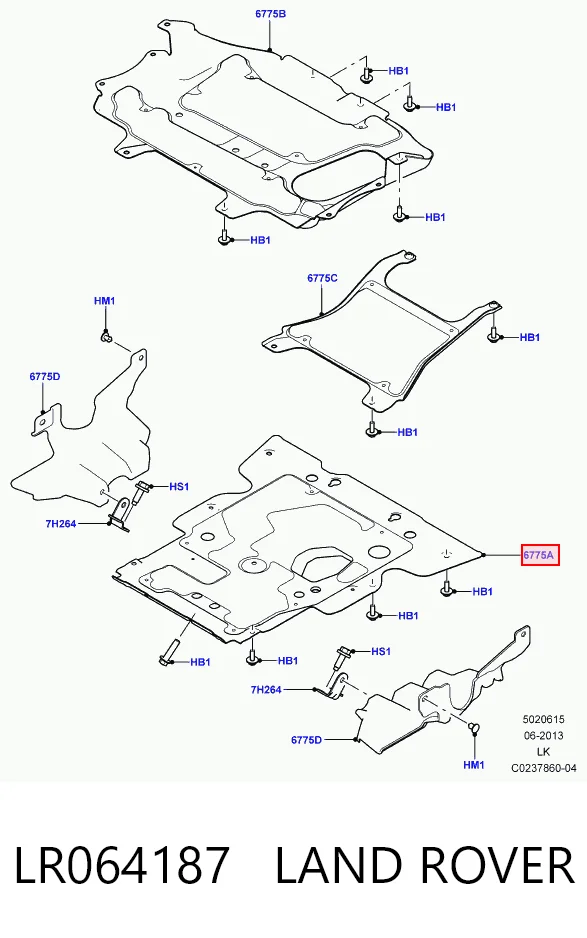 Comprar Protección de cárter Land Rover Range Rover II L494 a bajo precio