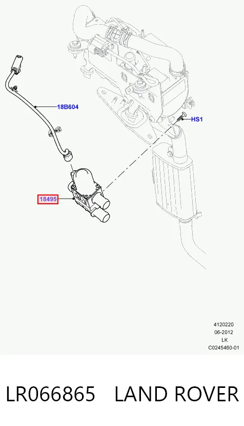 31322093 Volvo Válvula de control de líquido refrigerante