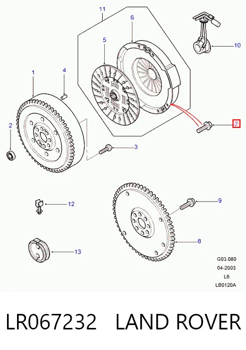 LR067232 Land Rover