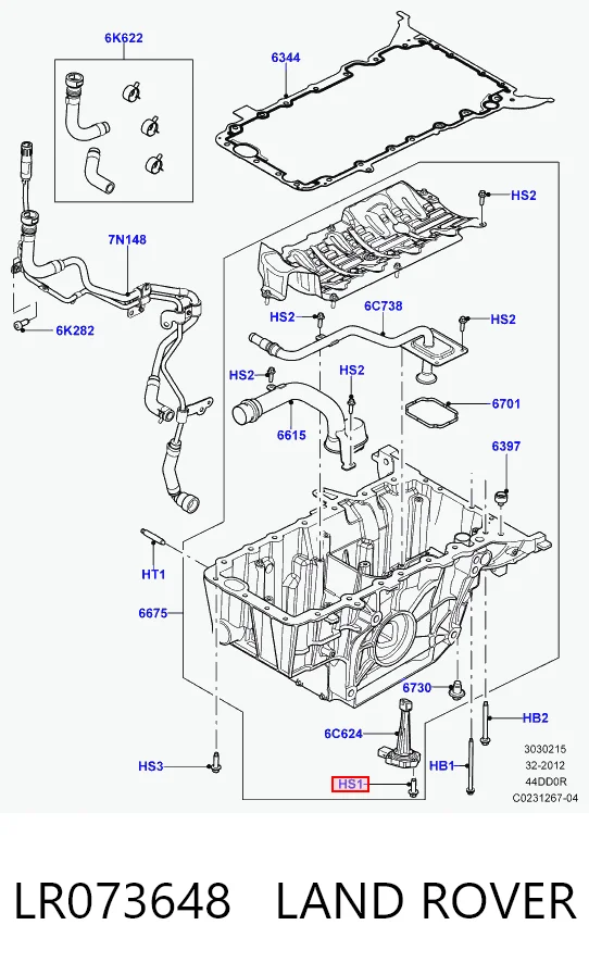 LR073648 Land Rover