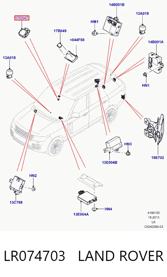 LR074703 Land Rover