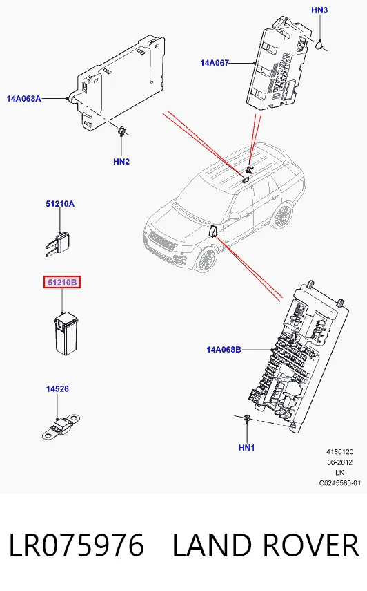 LR075976 Land Rover