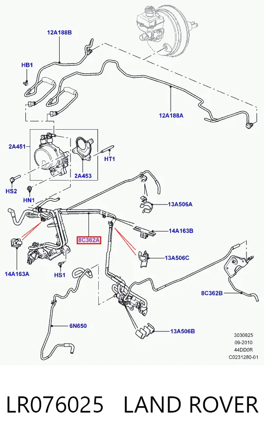 LR076025 Land Rover