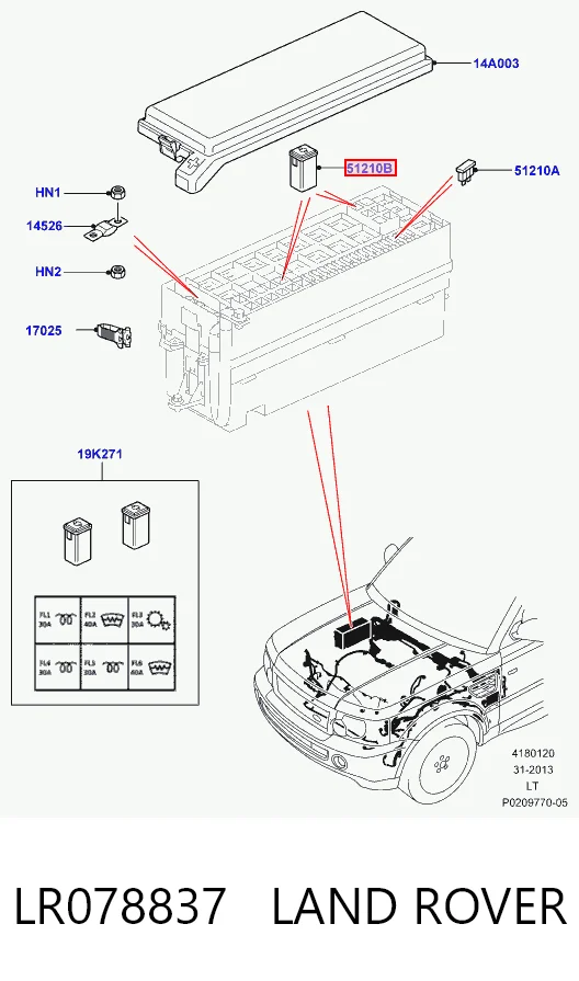 LR078837 Land Rover