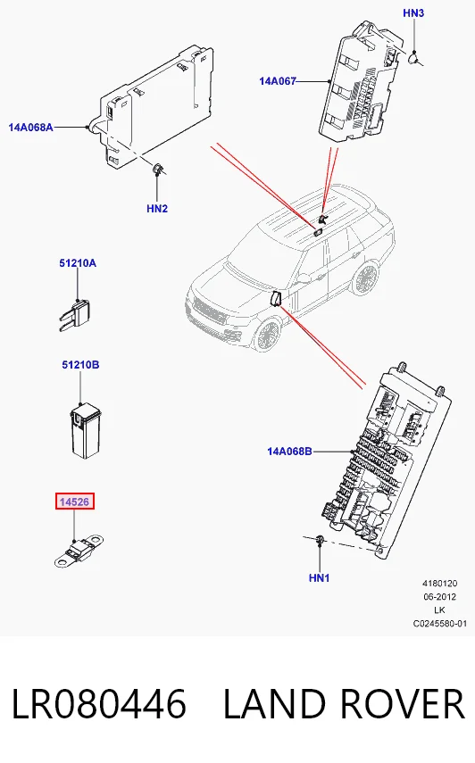 LR080446 Land Rover