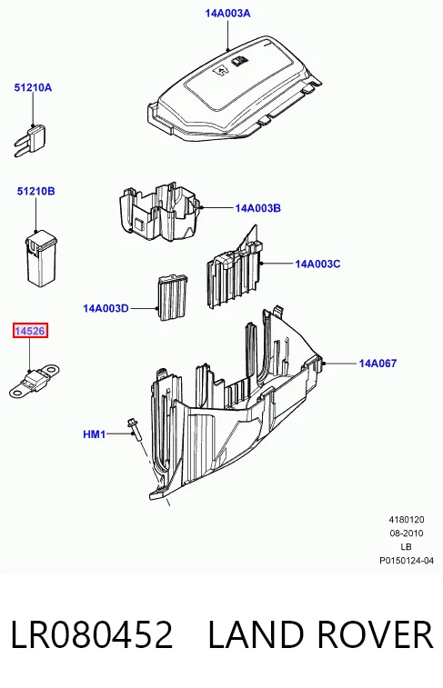 LR080452 Land Rover