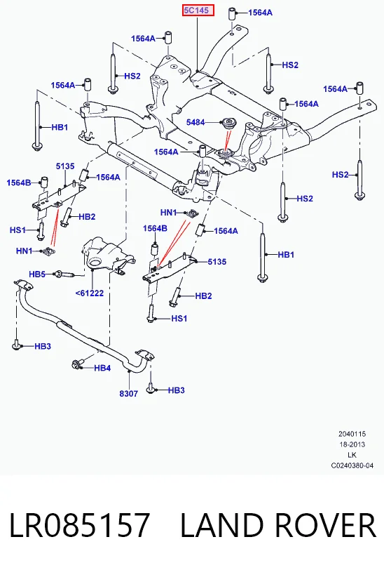 Subchasis delantero soporte motor Land Rover Range Rover SPORT II SUV (L494) (2013 - 2022) precio, desde 251,45 EUR