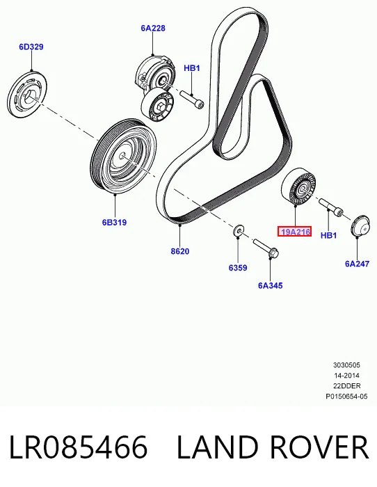 LR085466 Land Rover