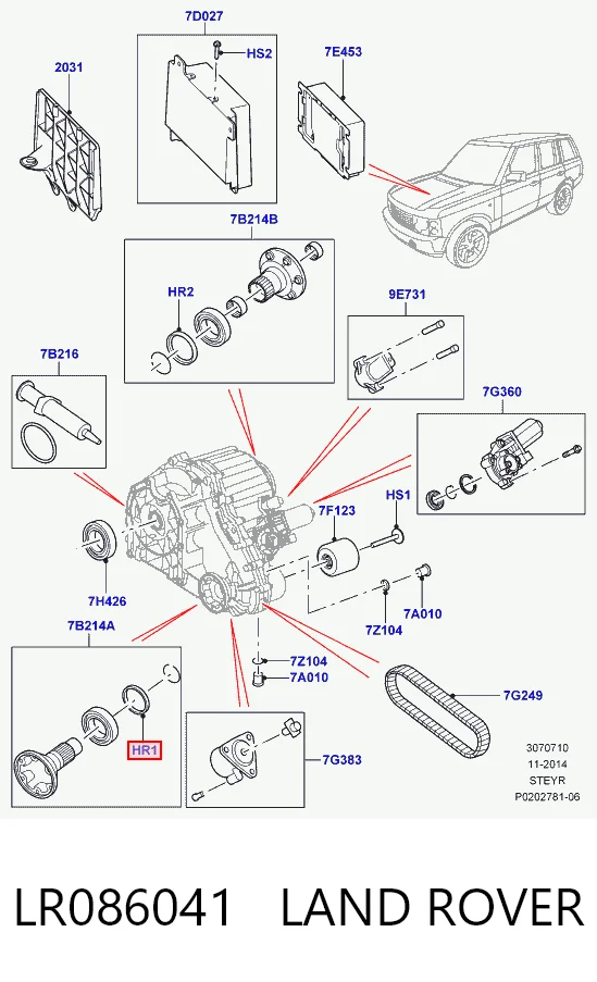 LR086041 Land Rover