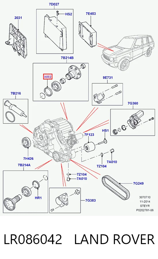 LR086042 Land Rover