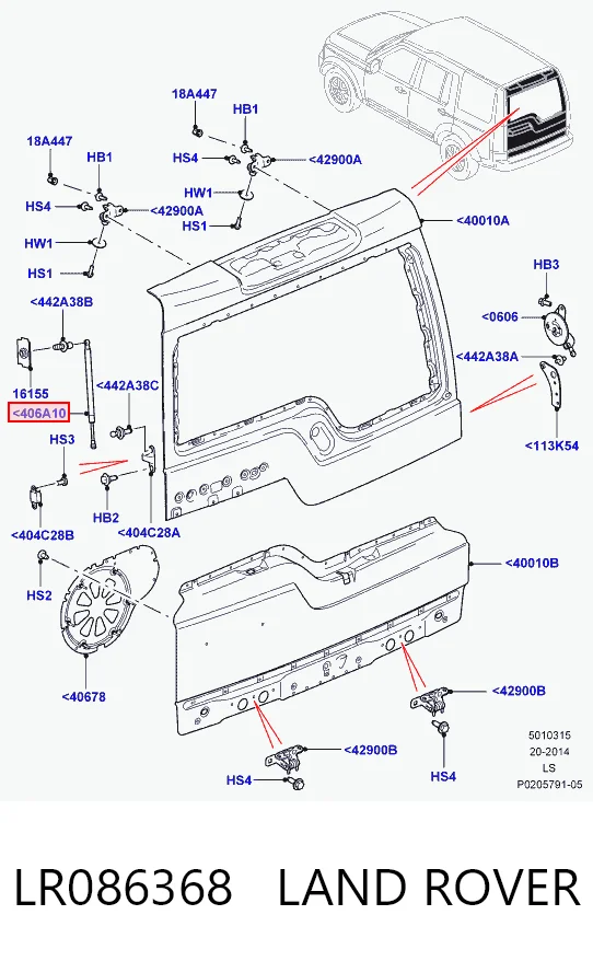 LR086368 Land Rover