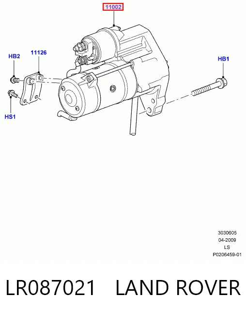 Arranque motores para Land Rover Range Rover SPORT I L320