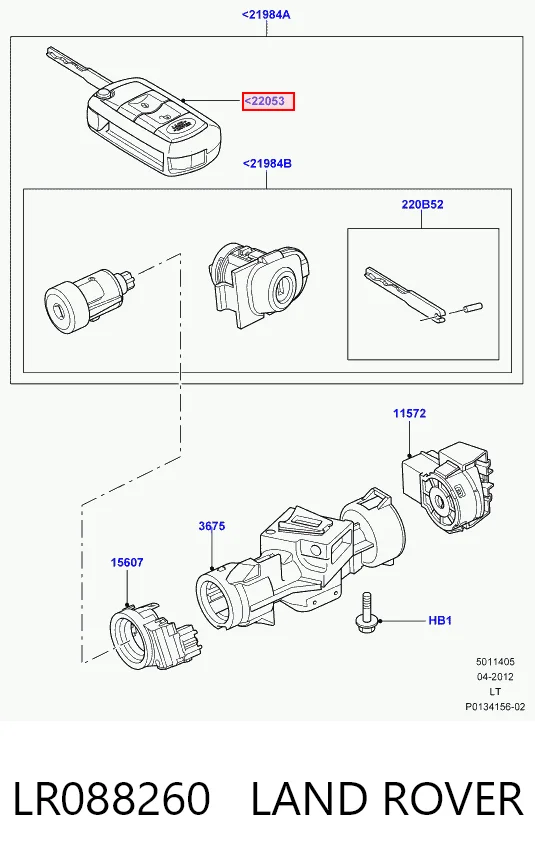 LR088260 LAND ROVER