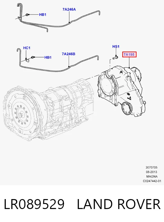 Caja de transferencia Land Rover Range Rover II (2013-2022)