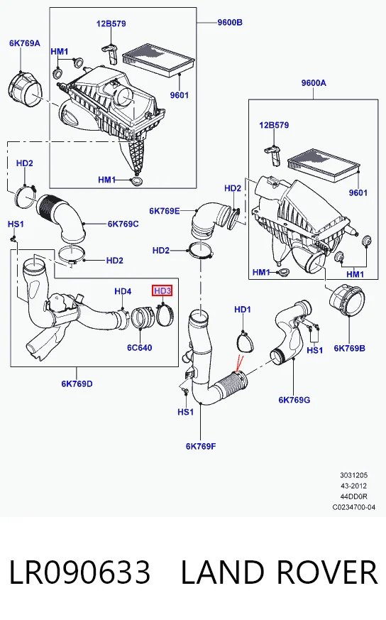 LR090633 Land Rover