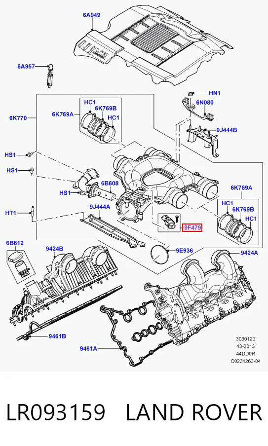 AL3Q9F479AA Land Rover 