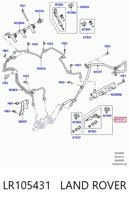 Comprar C2D48563 Jaguar Inyector