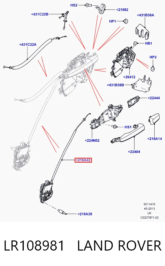 LR108981 Land Rover