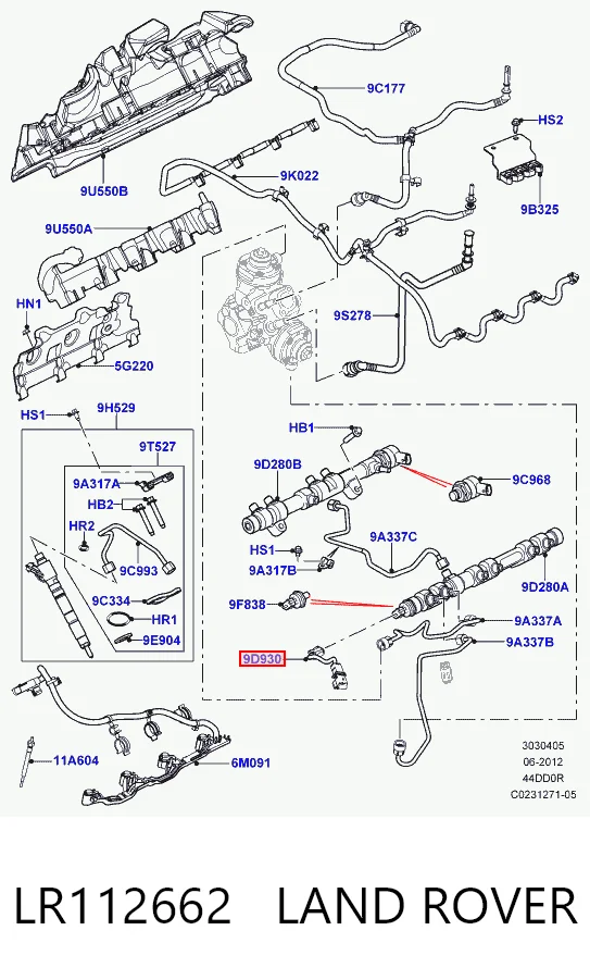 LR112662 Land Rover