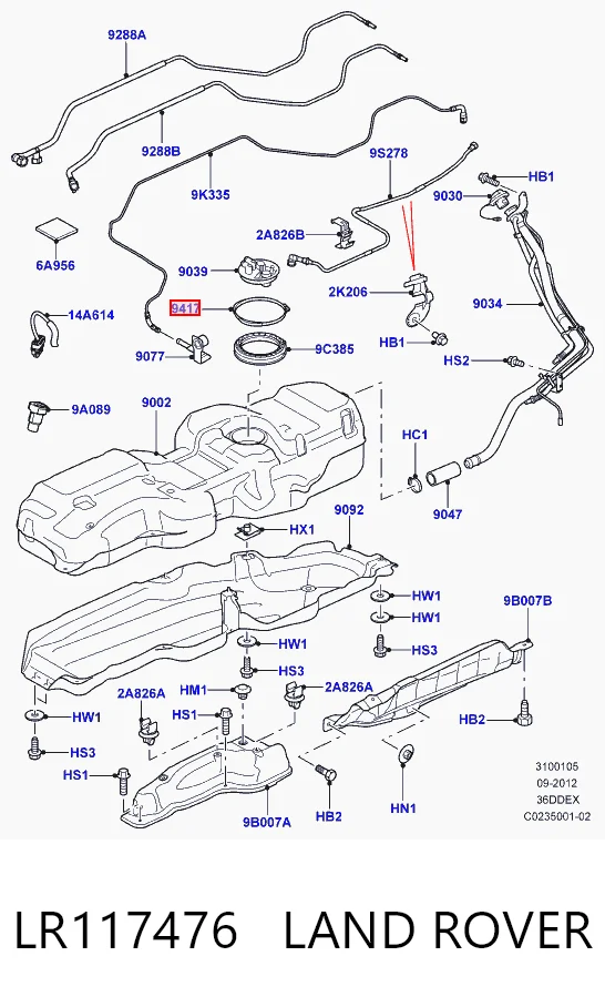 LR117476 Land Rover