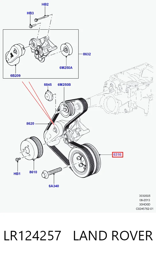 Dámper para Land Rover Range Rover III L322