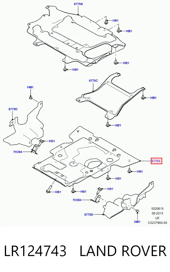 Comprar Protección motor / empotramiento Land Rover Range Rover SPORT II L494