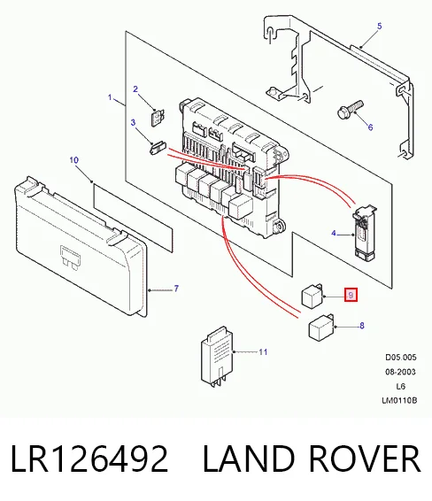 LR126492 Land Rover