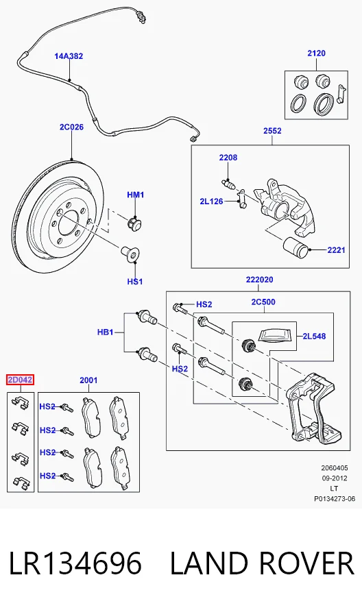 LR134696 Land Rover