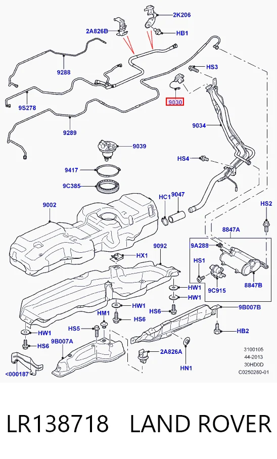LR138718 Land Rover