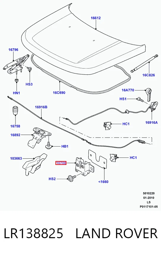 LR138825 Land Rover