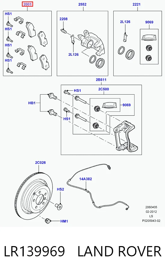 LR139969 Land Rover