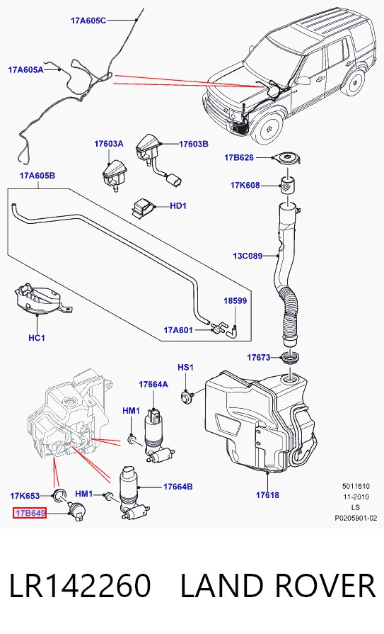 LR142260 Land Rover