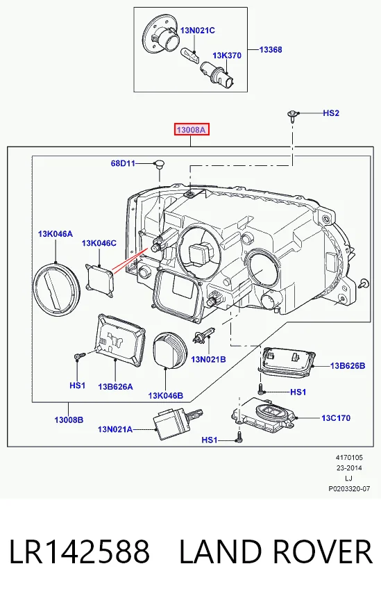 Faro derecho Land Rover Range Rover III SUV (L322) (2010 - 2012) precio, desde 251,45 EUR