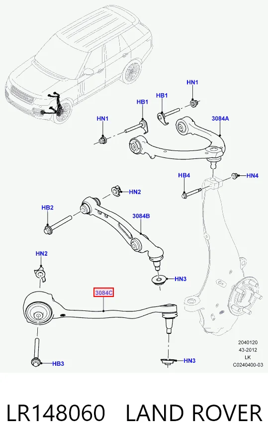 LR148060 Land Rover