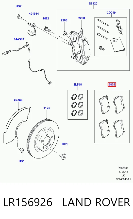 LR156926 Land Rover