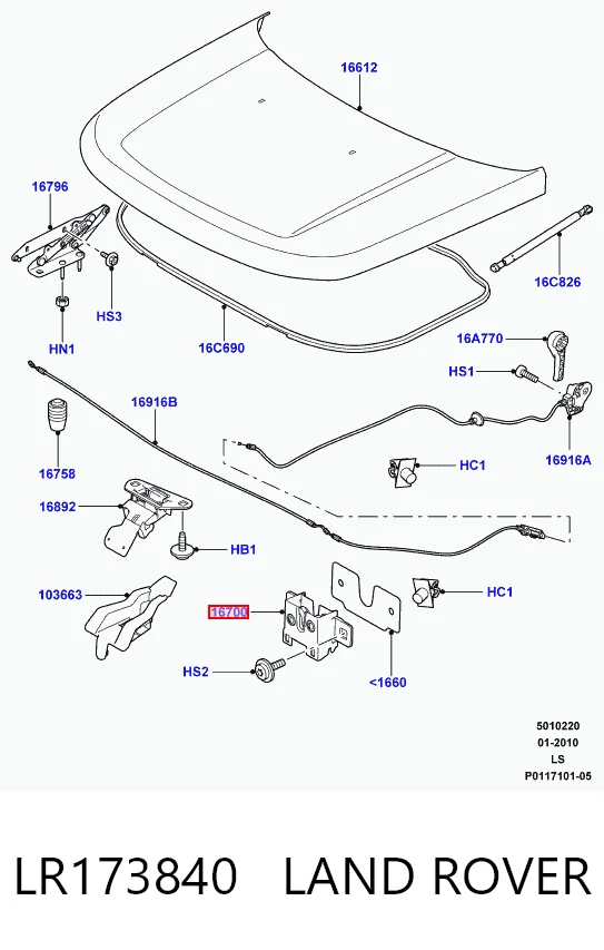 LR173840 Land Rover