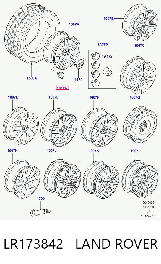 LR173842 Land Rover