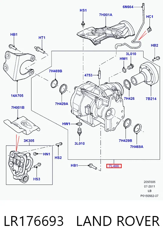 LR176693 Land Rover
