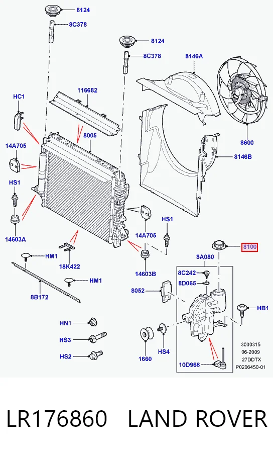 LR176860 Land Rover