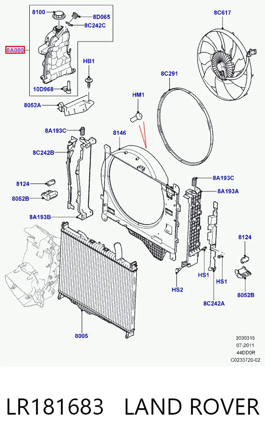LR181683 Land Rover