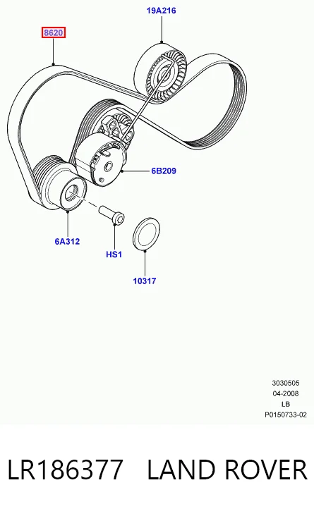 LR186377 Land Rover