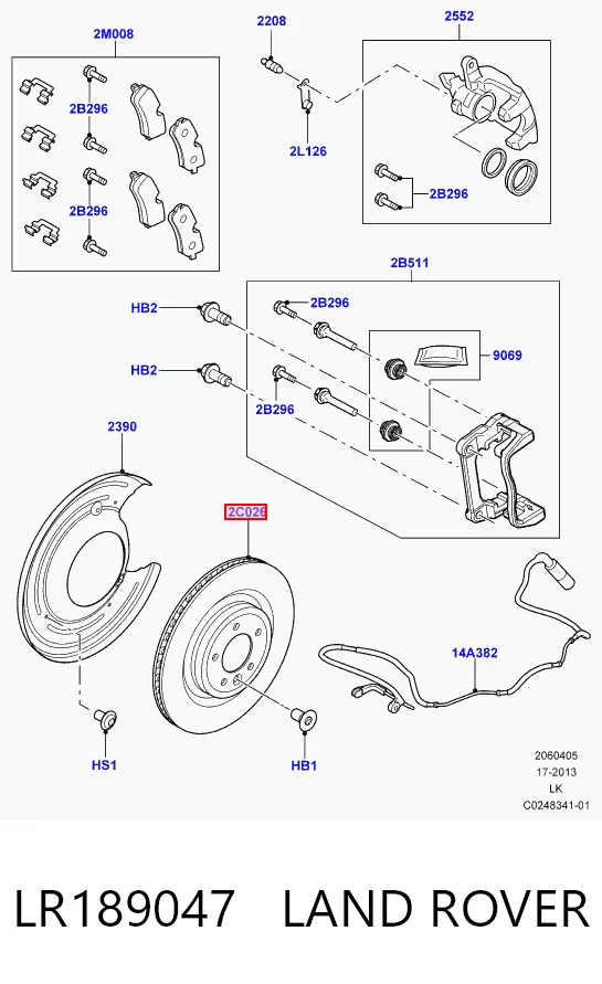 LR189047 Land Rover